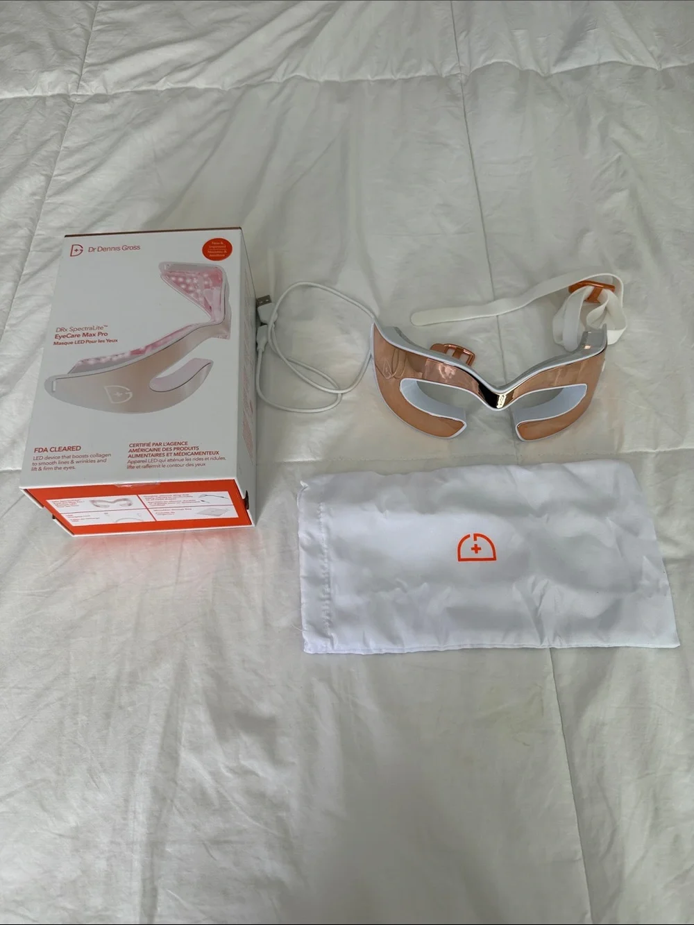 Dr. Dennis Gross Rose Gold LED Eye Mask for Targeted Under-Eye Therapy
